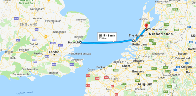 BR2 Harwich to Holland