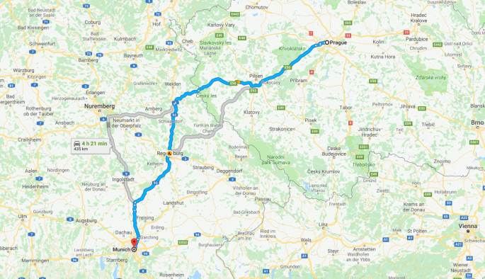 BR6 Prague to Munich